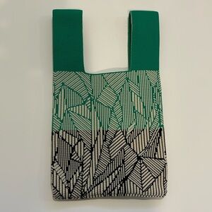 Unique Green Bag Japanese Knot of Wrist Bag